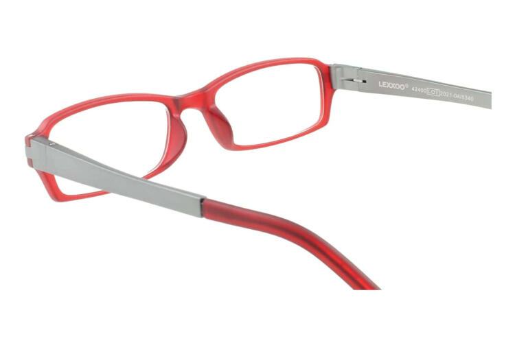 Lesebrille LEXXOO 4240 Rot Anthrazit innen Lesebrille LEXXOO 4240 Rot Anthrazit innen