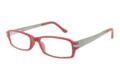 Lesebrille LEXXOO 4240 Rot Grau seitlich