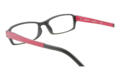 Lesebrille LEXXOO 4240 Schwarz Rot innen Lesebrille LEXXOO 4240 Schwarz Rot innen