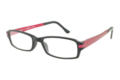 Lesebrille LEXXOO 4240 Schwarz Rot seitlich Lesebrille LEXXOO 4240 Schwarz Rot seitlich