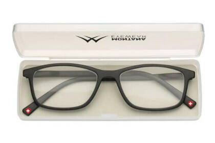 Montana Lesebrille MR51 schwarz im Etui