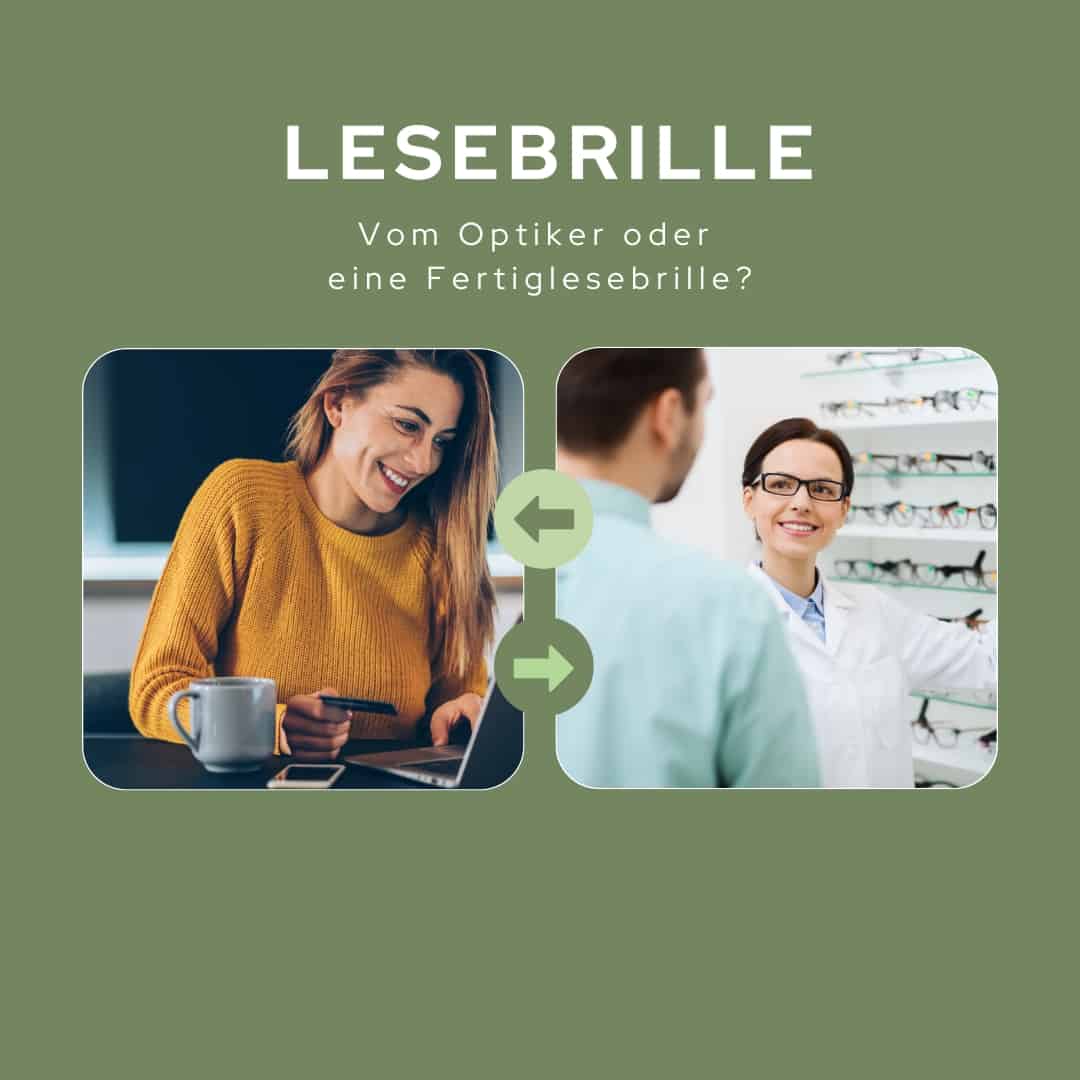 Fertiglesebrille oder Lesebrille vom Optiker