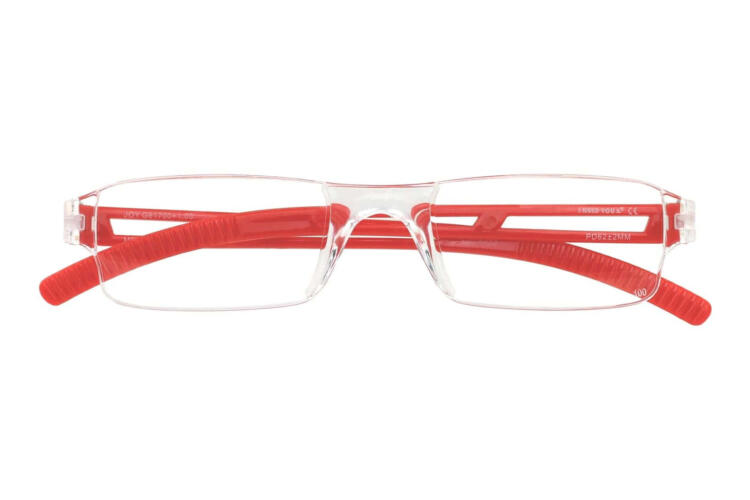 INY-JOY-ROT closed Reading glasses I NEED YOU Joy red closed