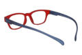 KLA-03-REDBLUE innen Lesebrille Klammeraffe 03 red blue innen