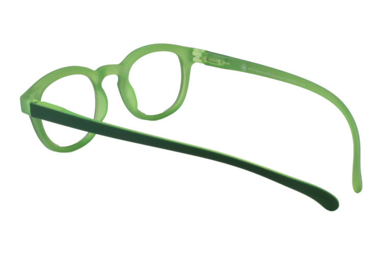 KLA-14BLAUFILTER-GREEN-GREEN inside Blue light filter glasses Klammeraffe 14 Green inside
