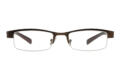 LXO-4128A-BRAUN frontal Lesebrille Lexxoo 4128a braun frontal