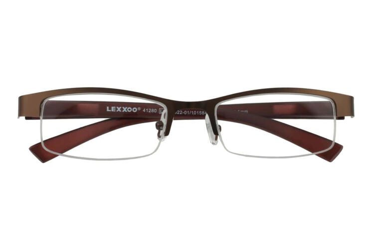 LXO-4128A-BRAUN geschlossen Lesebrille Lexxoo 4128a braun geschlossen