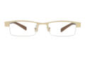 LXO-4128A-GOLD frontal Lesebrille Lexxoo 4128a gold frontal