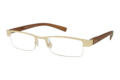 LXO-4128A-GOLD seitlich Lesebrille Lexxoo 4128a gold seitlich