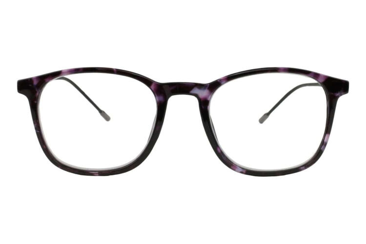 LXO-4153-DEMI-LILA frontal Lesebrille Lexxoo 4153 demi-lila frontal