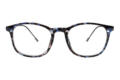 LXO-4153-GRAU-SCHWARZ-BLAU frontal Lesebrille Lexxoo 4153 grau-schwarz-blau frontal