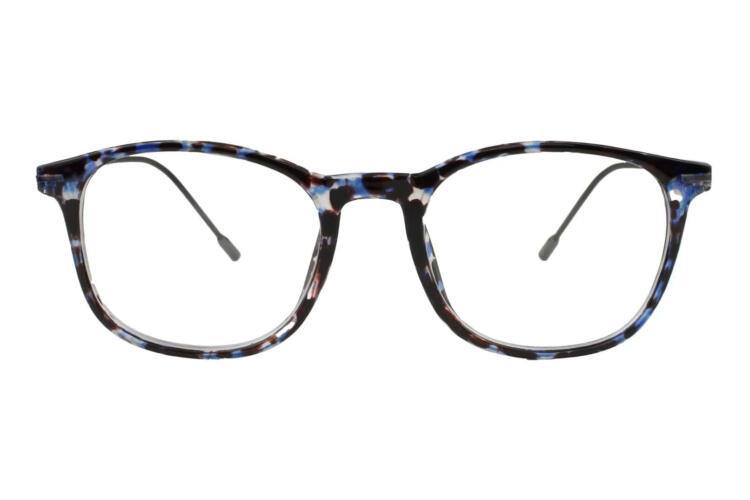LXO-4153-GRAU-SCHWARZ-BLAU frontal Lesebrille Lexxoo 4153 grau-schwarz-blau frontal