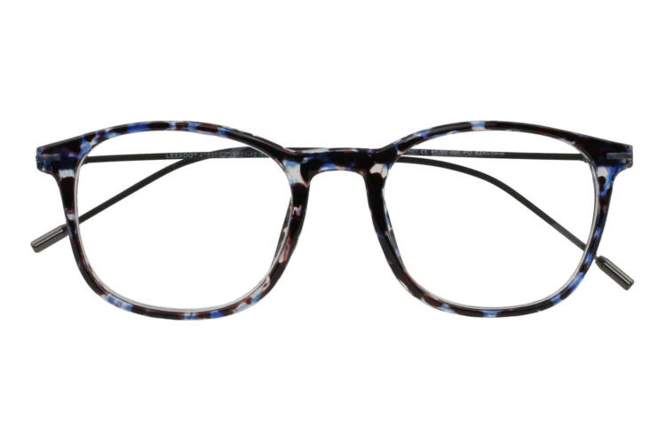 LXO-4153-GRAY-BLACK-BLUE closed Reading glasses LEXXOO 4153 gray-black-blue closed