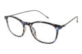 LXO-4153-GRAY-BLACK-BLUE lateral Reading glasses LEXXOO 4153 gray-black-blue sideways
