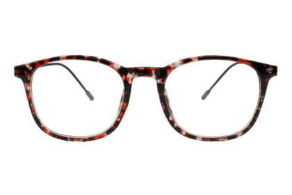 LXO-4153-GRAU-SCHWARZ-ROT frontal Lesebrille Lexxoo 4153 grau-schwarz-rot frontal