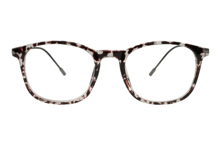 LXO-4153-GRAU-SCHWARZ frontal Lesebrille Lexxoo 4153 grau-schwarz frontal