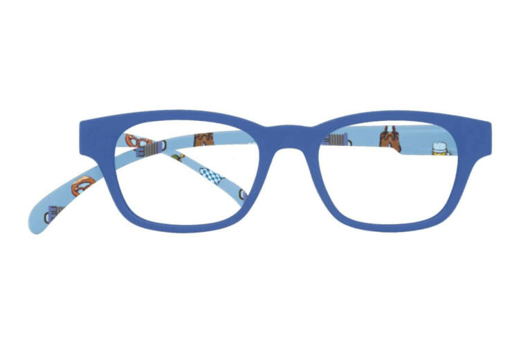 KLA 03 blaue wiesn Lesebrille Klammeraffe 03 blaue wiesn