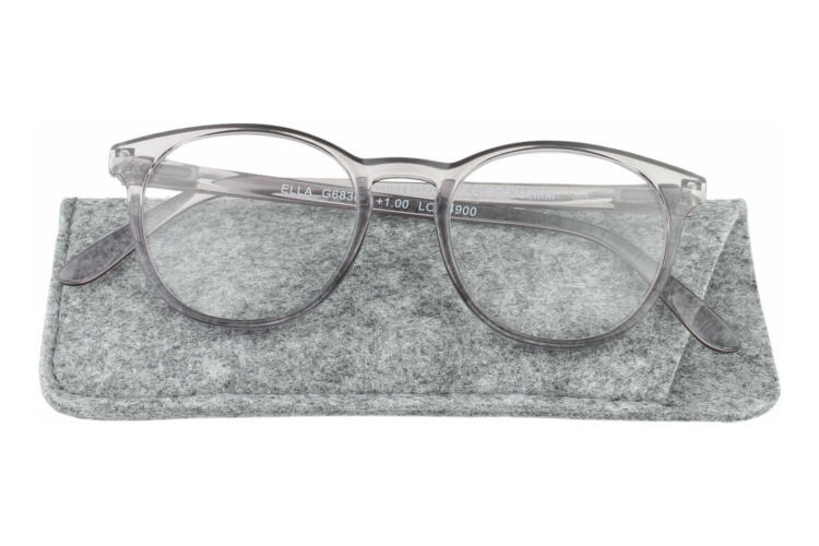 i-need-you-ELLA-grau-mit-etui Lesebrille Produktbild I Need You Ella grau