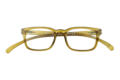 11-golden-green-frontal Reading glasses Klammeraffe No. 11 golden green frontal