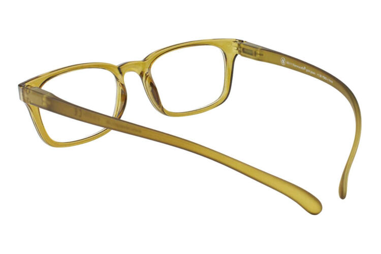 11-golden-green-inside Reading glasses Klammeraffe No. 11 golden green inside