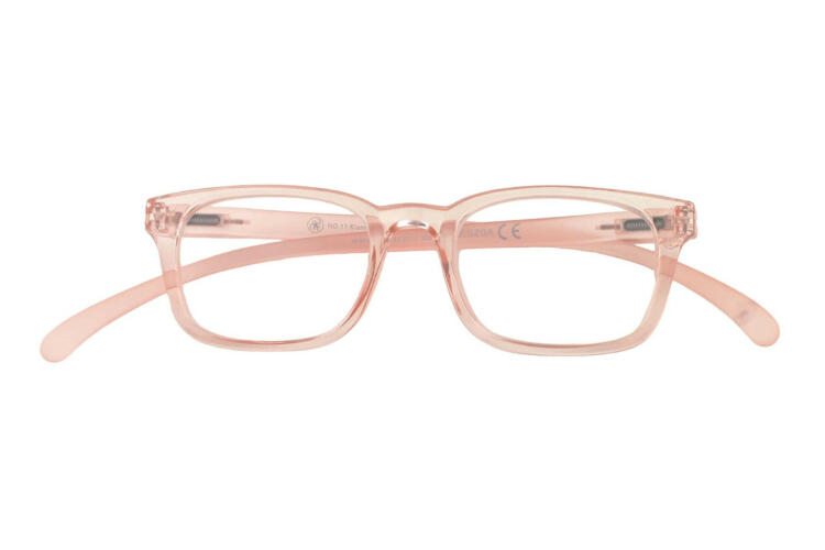 11-perlrose-frontal Reading glasses Klammeraffe No. 11 pearl rose frontal