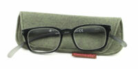 Lesebrille Klammeraffe No. 11 sage mit Etui