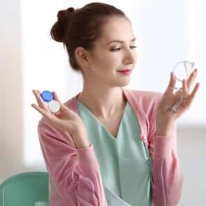 Lesebrille vs Kontaktlinsen