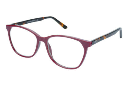 Lesebrille I Need You Donna weinrot seitlich