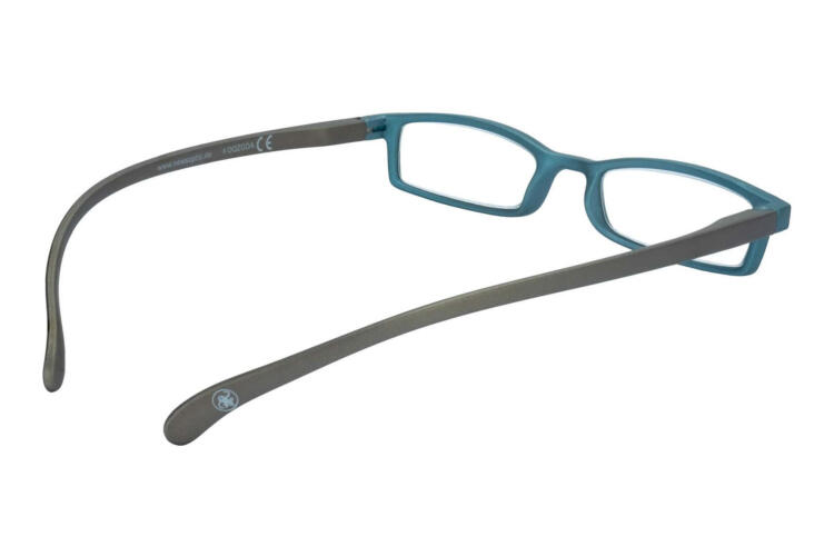 Reading glasses Klammeraffe 02 petrol-brown inside Reading glasses Klammeraffe 02 petrol-brown inside