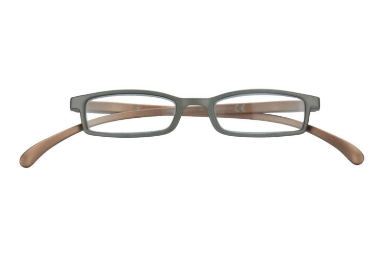 Reading glasses Klammeraffe 02 silver-copper closed