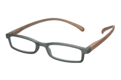 Lesebrille Klammeraffe 02 silver-copper seitlich