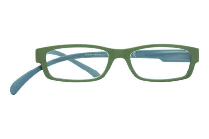 Reading glasses Klammeraffe 04 green-petrol frontal Reading glasses Klammeraffe 04 green-petrol frontal