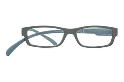 Reading glasses Klammeraffe 04 mud-blue frontal Reading glasses Klammeraffe 04 mud-blue frontal