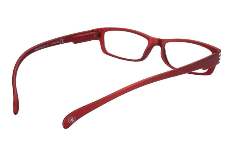 Lesebrille Klammeraffe 05 rot-strass innen Lesebrille Klammeraffe 05 rot-strass innen