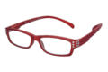 Lesebrille Klammeraffe 05 rot-strass seitlich