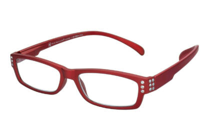 Reading glasses Klammeraffe 05 red-strass sideways