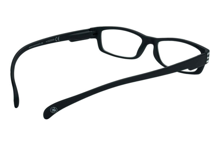 Lesebrille Klammeraffe No. 05 schwarz-strass innen Lesebrille Klammeraffe No. 05 schwarz-strass innen