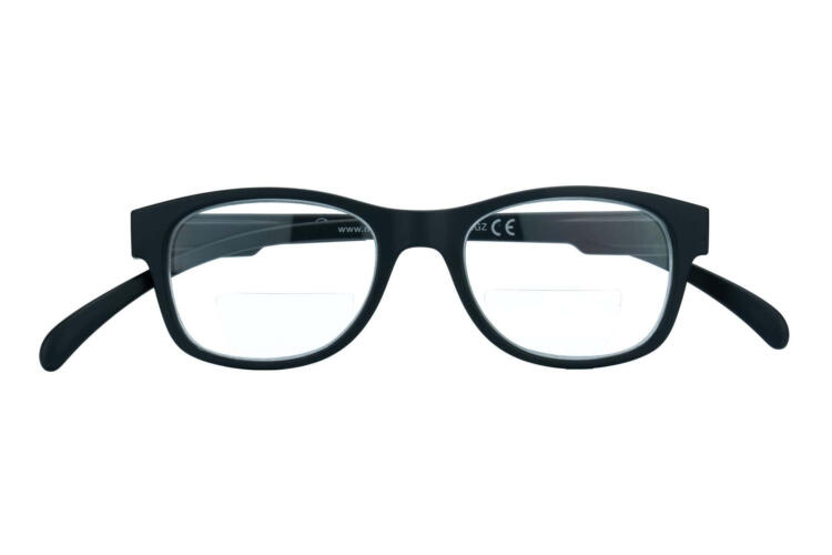 Lesebrille Klammeraffe No. 07 bifokal black geschlossen Lesebrille Klammeraffe No. 07 bifokal black geschlossen