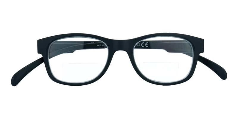 Lesebrille Klammeraffe No. 07 bifokal black geschlossen