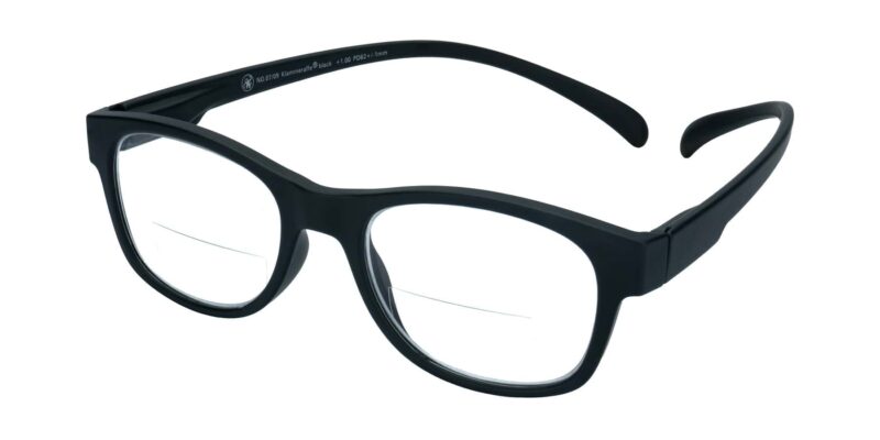 Lesebrille Klammeraffe No. 07 bifokal black seitlich