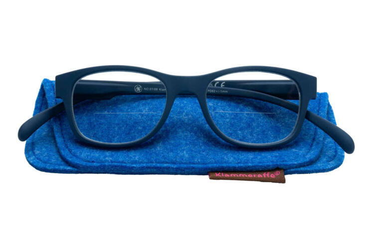 Lesebrille Klammeraffe No. 07 bifokal blue mit-etui Lesebrille Klammeraffe No. 07 bifokal blue mit-etui