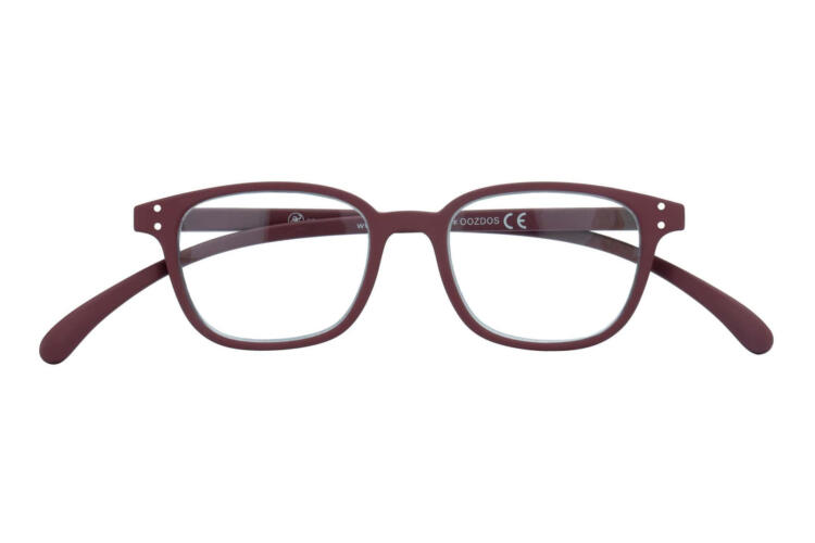 Reading glasses Klammeraffe No. 10 burgundy clasped Reading glasses Klammeraffe No. 10 burgundy clasped