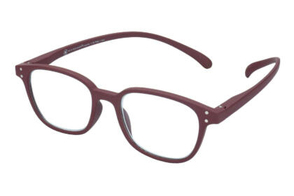 Lesebrille Klammeraffe No. 10 burgundy seitlich