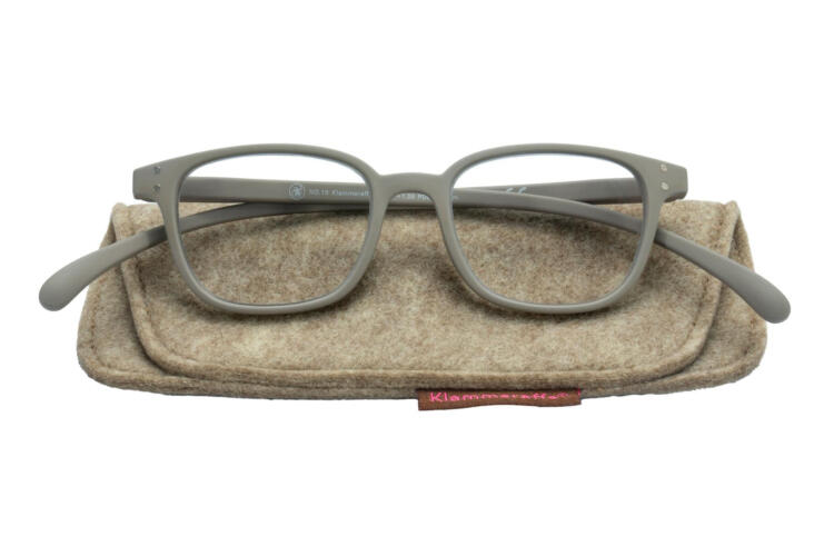 Lesebrille Klammeraffe No. 10 mud mit-etui Lesebrille Klammeraffe No. 10 mud mit-etui