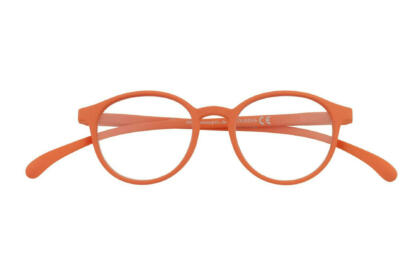 Klammeraffe-reading-glasses-12-salmon-frontal Reading glasses Klammeraffe no. 12 salmon frontal