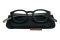 Lesebrille Klammeraffe no. 14 black-mud mit Etui