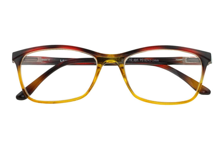 leXXOO-reading-glasses-4092-brown-amber-front-closed Reading glasses LEXXOO 4092 brown-amber closed