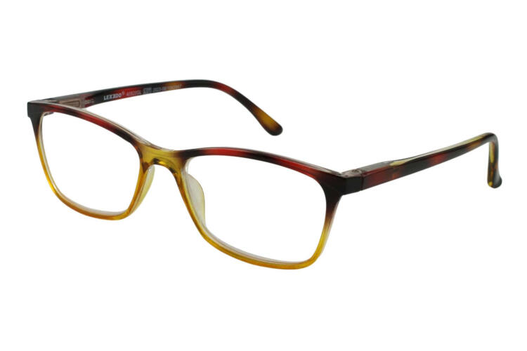 leXXOO-reading-glasses-4092-brown-amber-sided Reading glasses LEXXOO 4092 brown-amber lateral