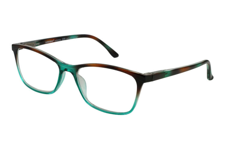 LEXXOO-reading-glasses-4092-brown-petrol-sided Reading glasses LEXXOO 4092 brown-petrol sideways