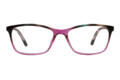Reading glasses LEXXOO 4092 brown-pink frontal